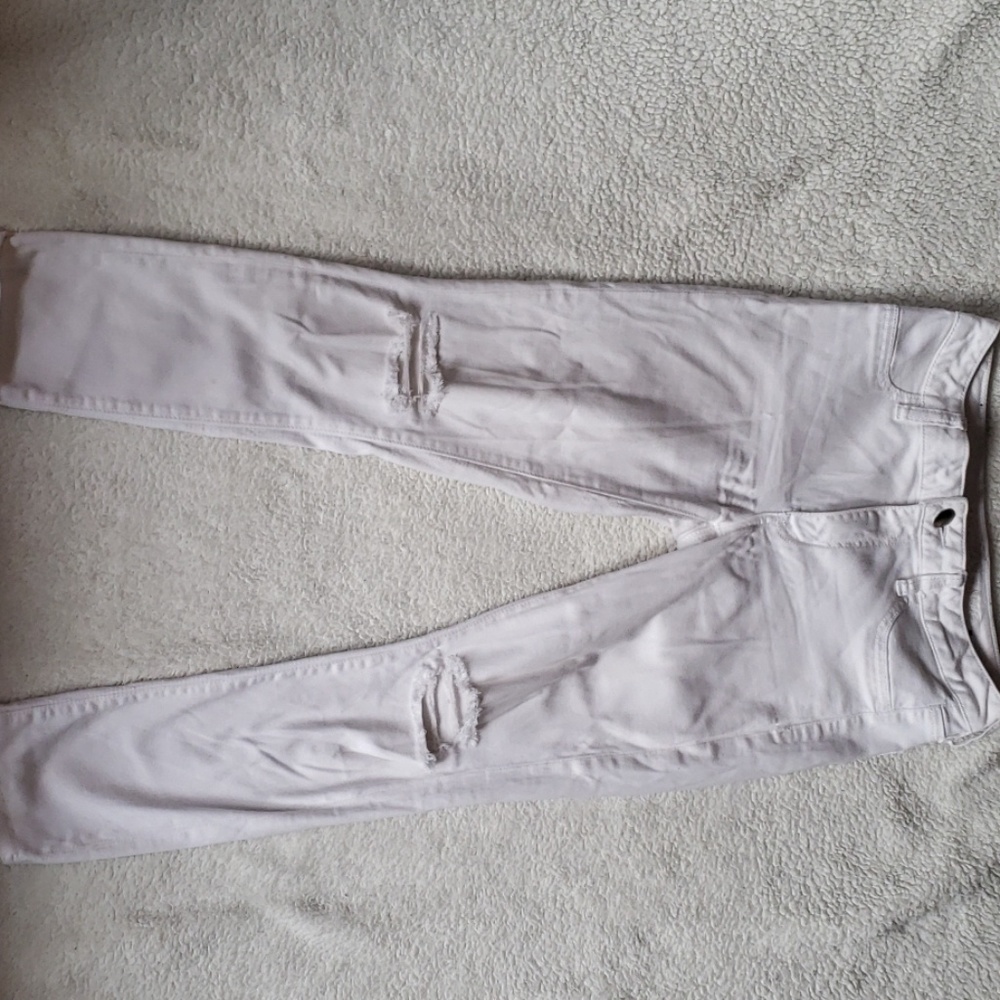 American Eagle white jeggings